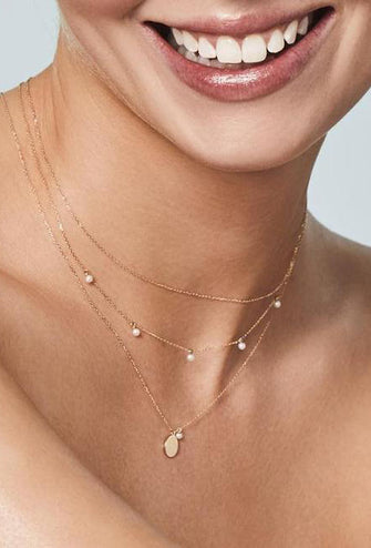 14k Gold Peace Lover Choker