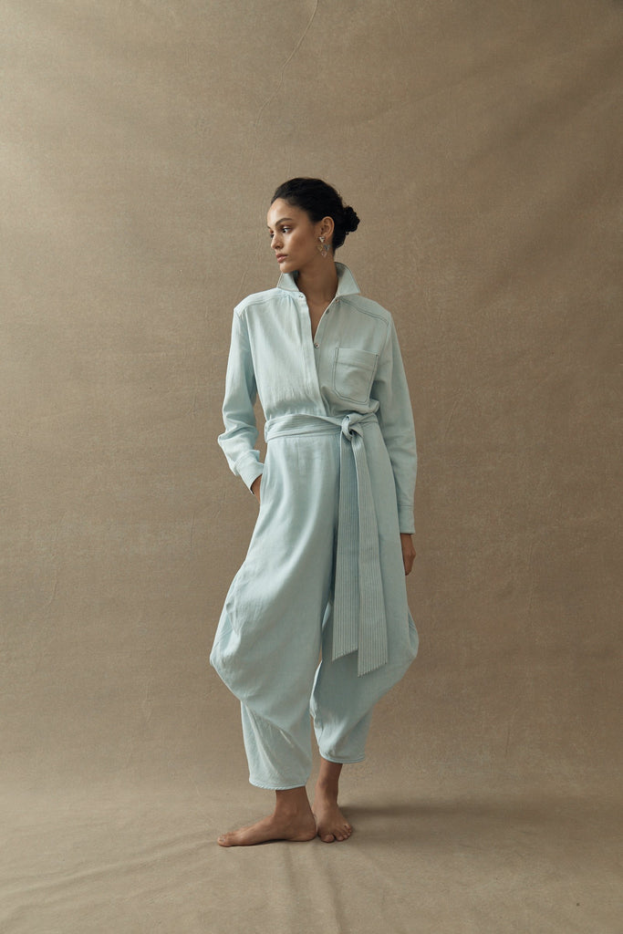 Como Shirt Sun Bleached Organic Denim