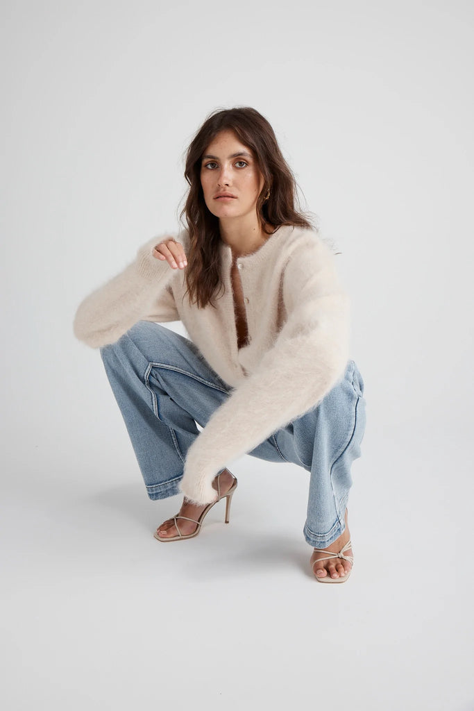 Frankie Cashmere Caridgan Oatmeal