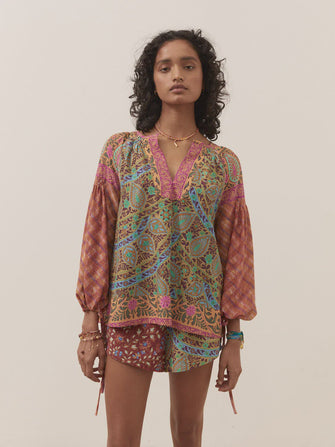 Es Canar Smock Blouse