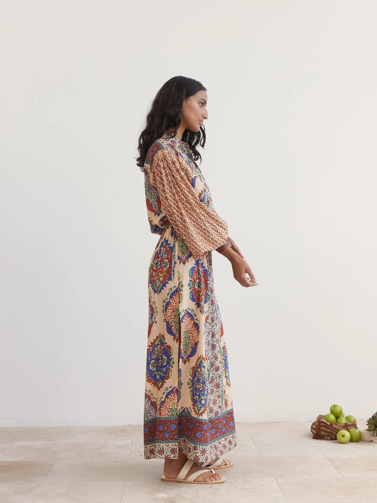 Clementine Maxi Smock Dress
