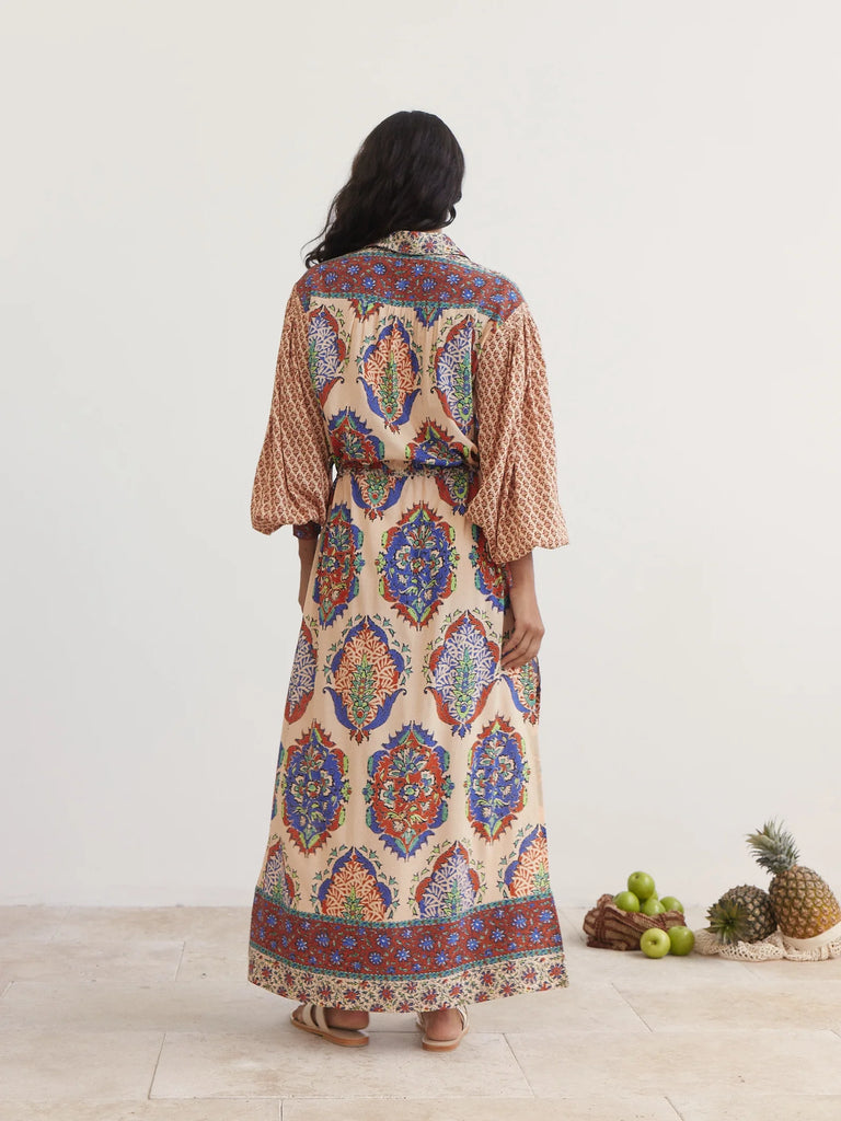 Clementine Maxi Smock Dress