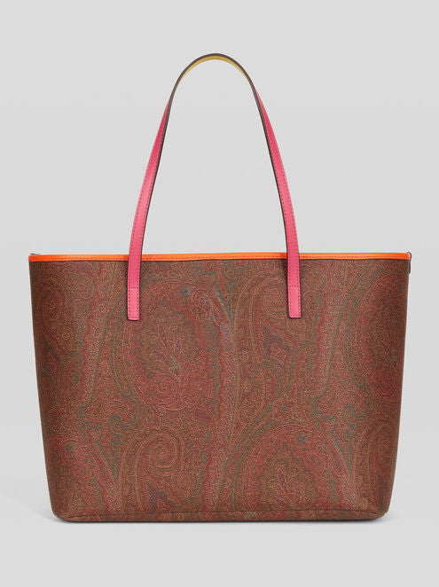 Paisley Leather Shopper