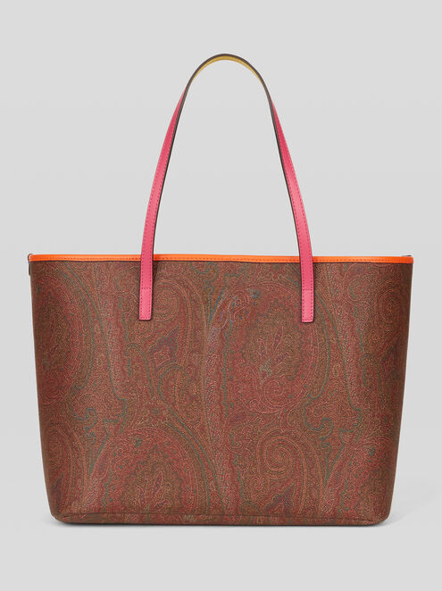 Paisley Leather Shopper