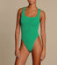 Square Neck Swim Emerald