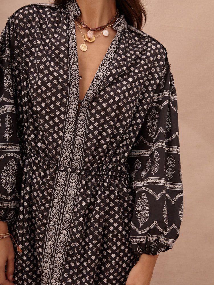 Hermia Maxi Smock Dress