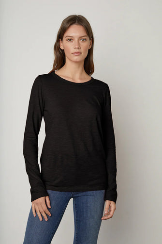 Velvet Original Lizzie Tee Black
