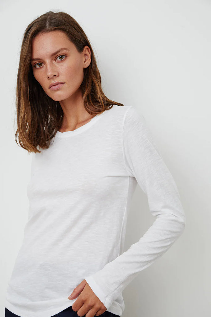 Velvet Original Lizzie Tee White