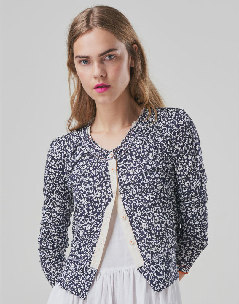 Imagine Cardigan Navy Floral – Toscani Australia