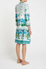 Malika Short Kaftan Winter Garden Turquoise