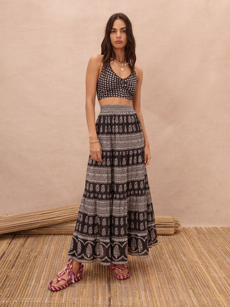 Hermia Tiered Maxi Skirt