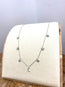 Multi Moon and Star Diamond Necklace