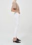 Riley Crop Jean in White Whip
