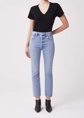 Riley Crop Jean in Shiver