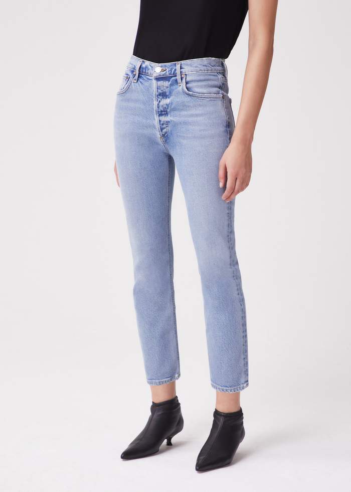 Riley Crop Jean in Shiver