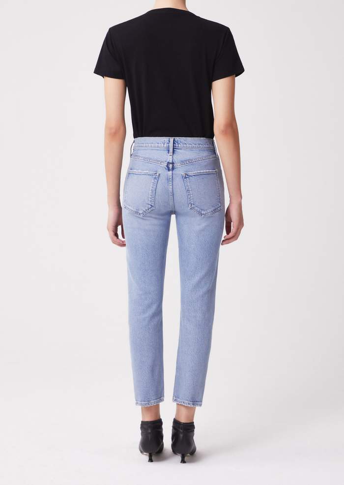 Riley Crop Jean in Shiver