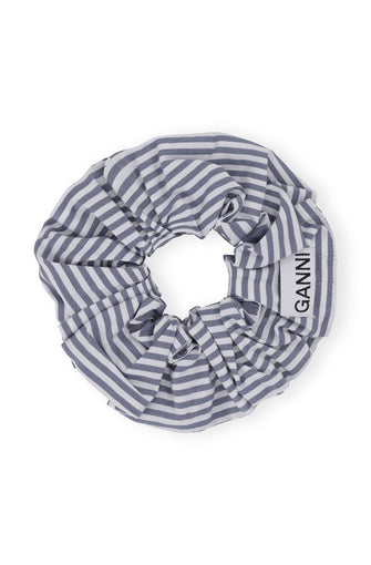 Stripe Cotton Scrunchie