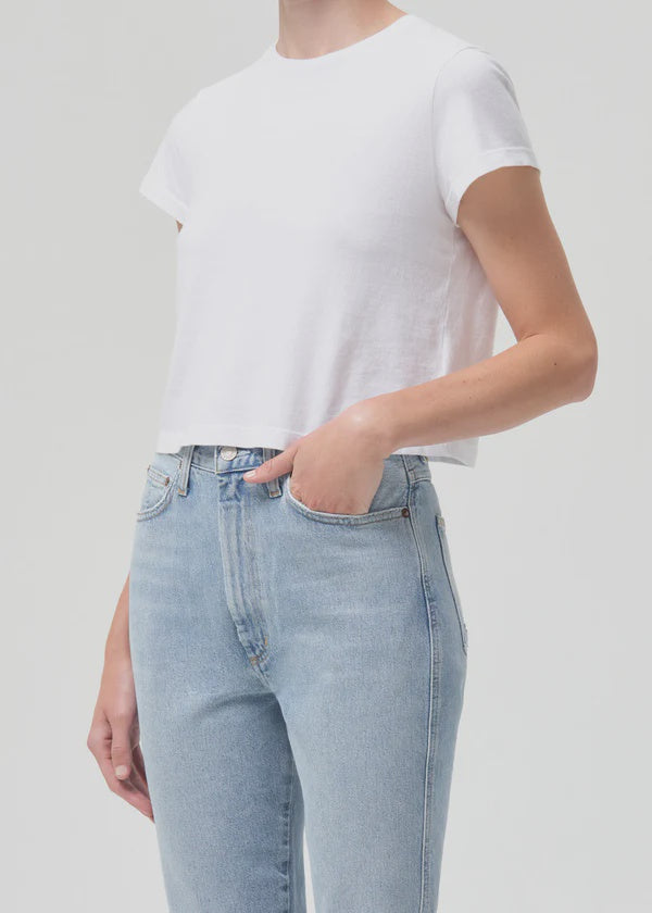 Adine Shrunken Tee White