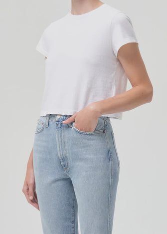 Adine Shrunken Tee White