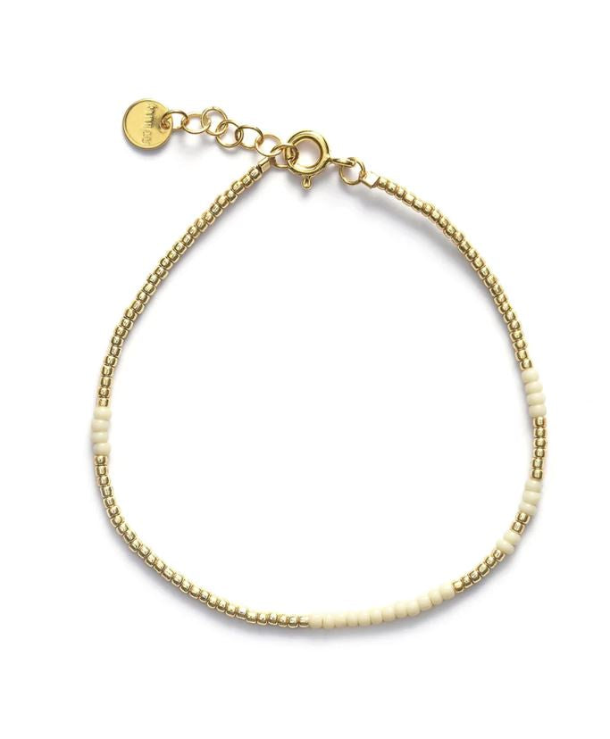 Asym Bracelet Ecru