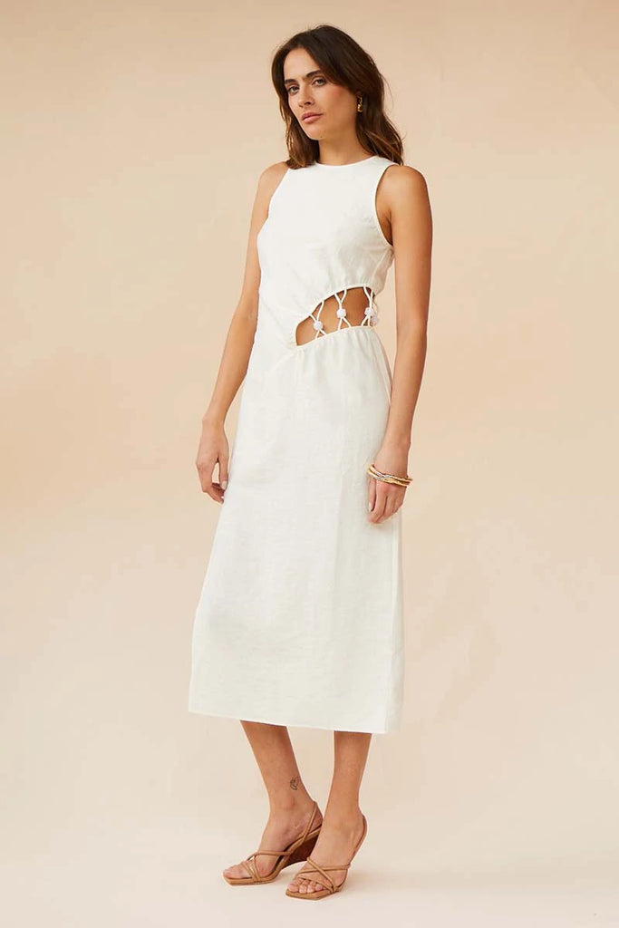 Astrid Resin Waist Detail Midi