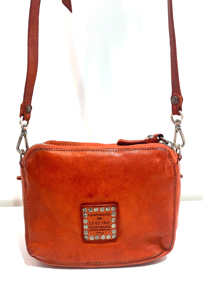 Campomaggi Studded Leather Bowling Bag