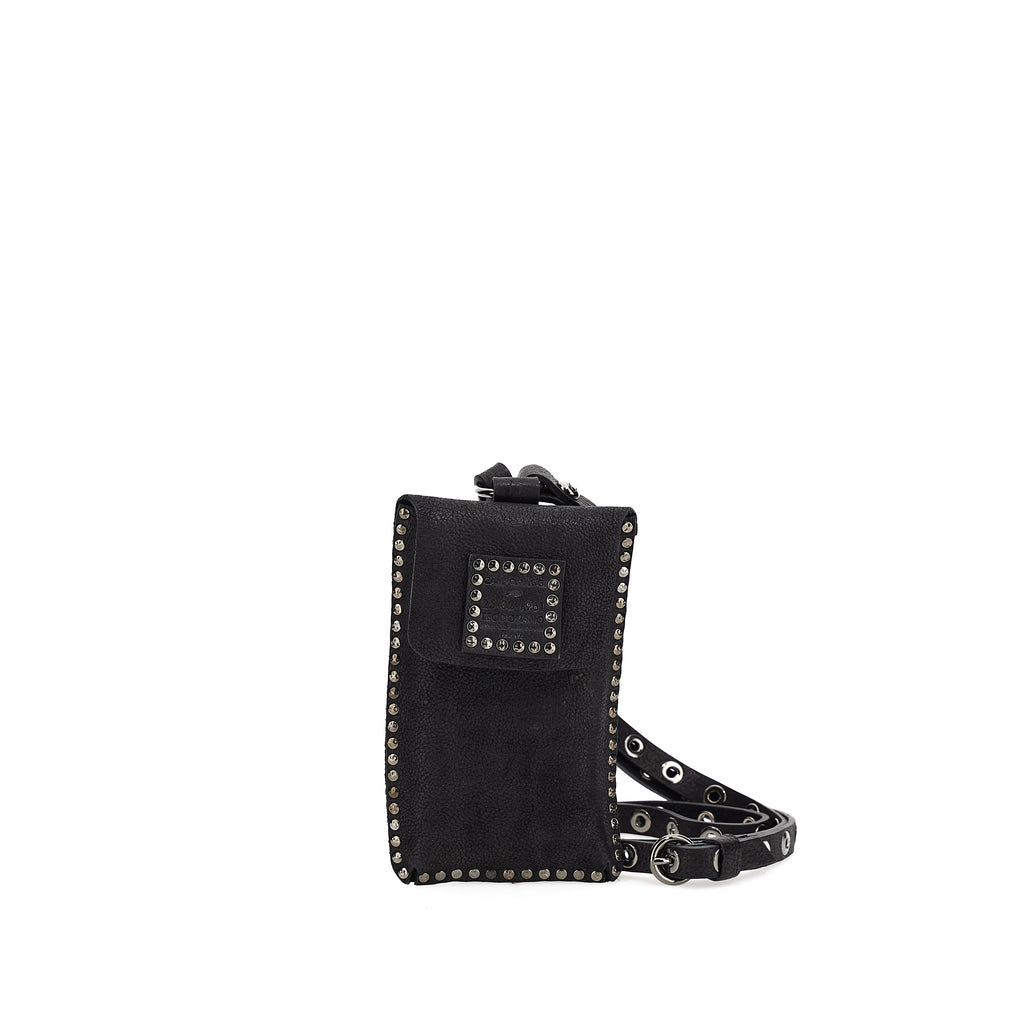 Studded Phone Bag Black