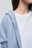 Callie Zip Up Hoodie Slate Blue