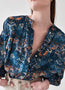 Luiza Blouse Stan Navy Print