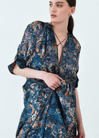 Ema Maxi Dress Stan Blue