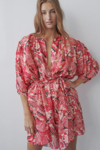 Ziggy Mini Dress Zion Red