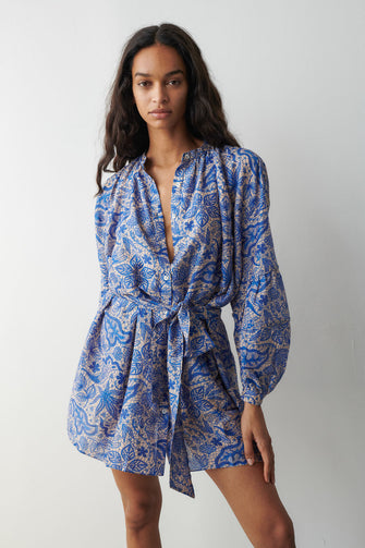 Pia Mini Dress Blue