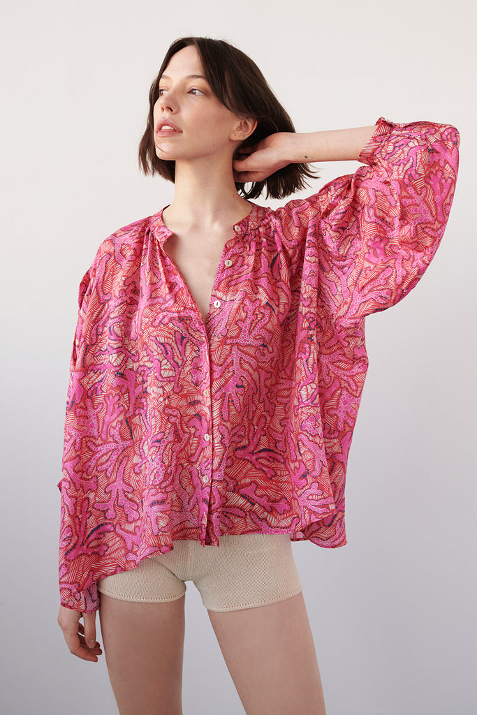Nora Blouse Gunai Pink