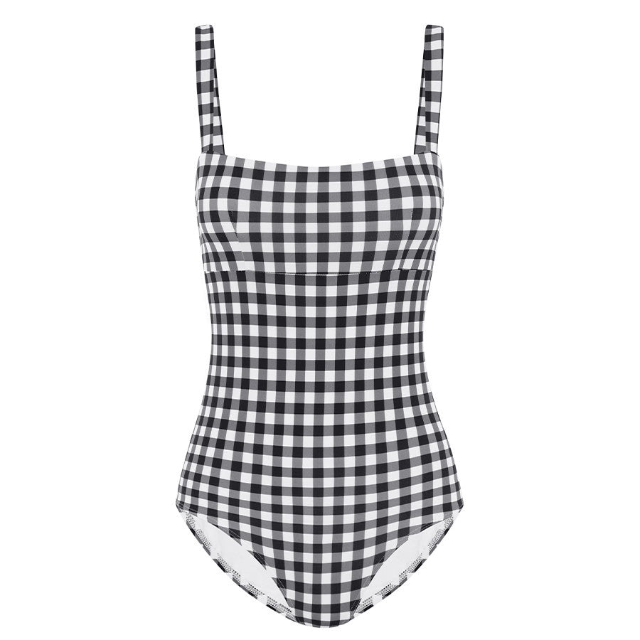 Classic Gingham Bandeau One Piece