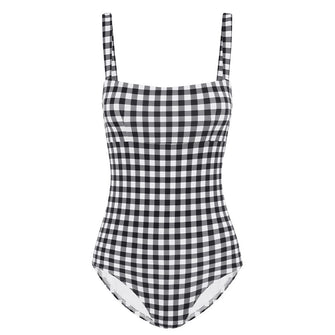 Classic Gingham Bandeau One Piece