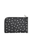 Leather Pouch Sky Captain Polka Dot