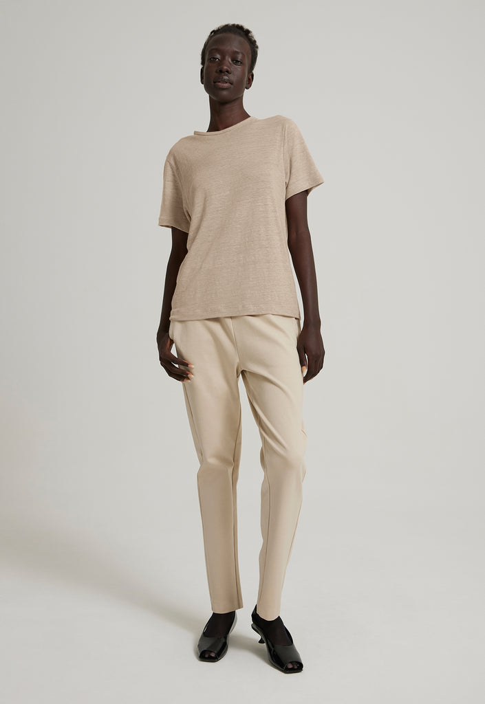 Cuba Joe Linen O neck Tee Seed