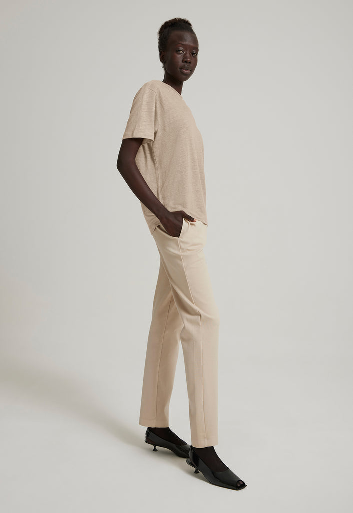 Cuba Joe Linen O neck Tee Seed