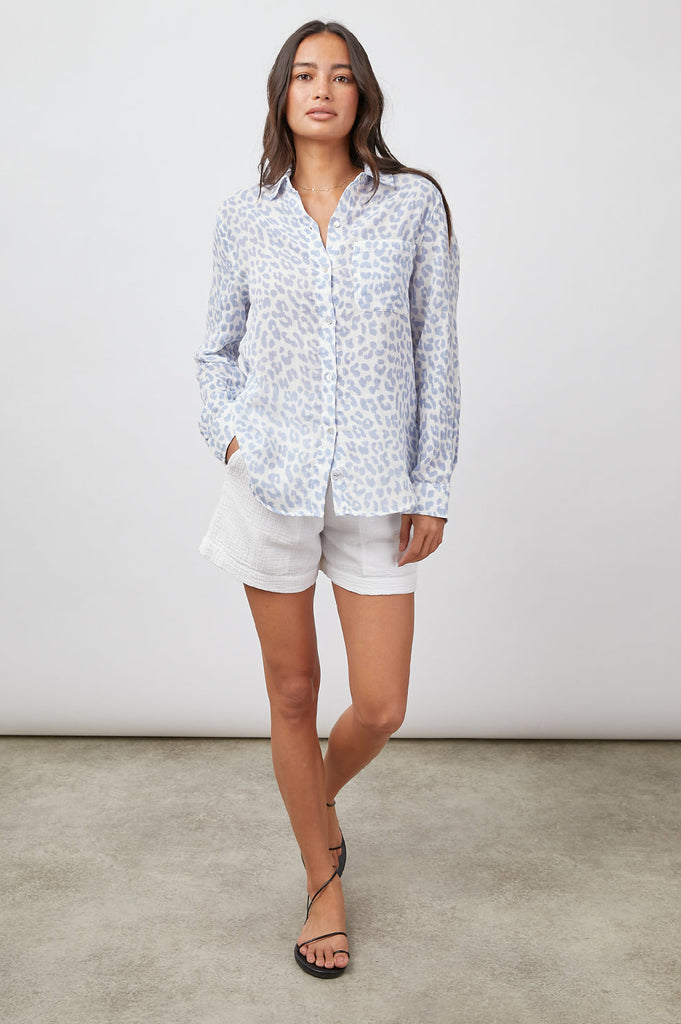 Ellis Shirt Blue Jaguar