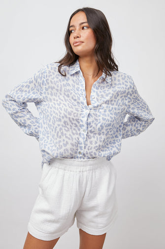 Ellis Shirt Blue Jaguar