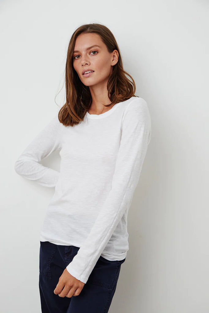 Velvet Original Lizzie Tee White