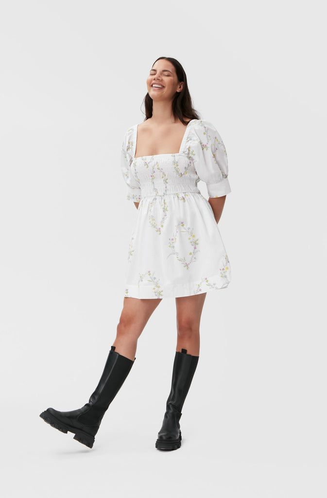 Mini Smock Dress Floral