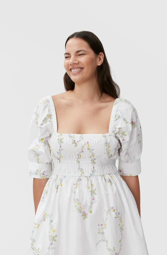 Mini Smock Dress Floral