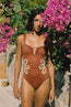 Flora One Piece Cognac