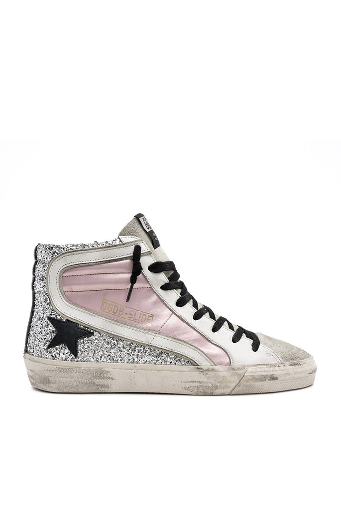 Golden goose cheap glitter slide