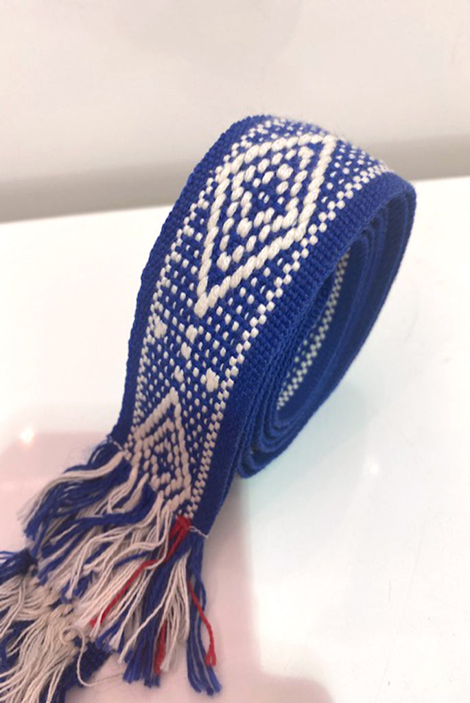 Royal Blue Diamond Belt