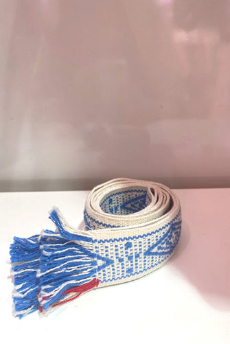 Diamond Band Natural and Light Blue