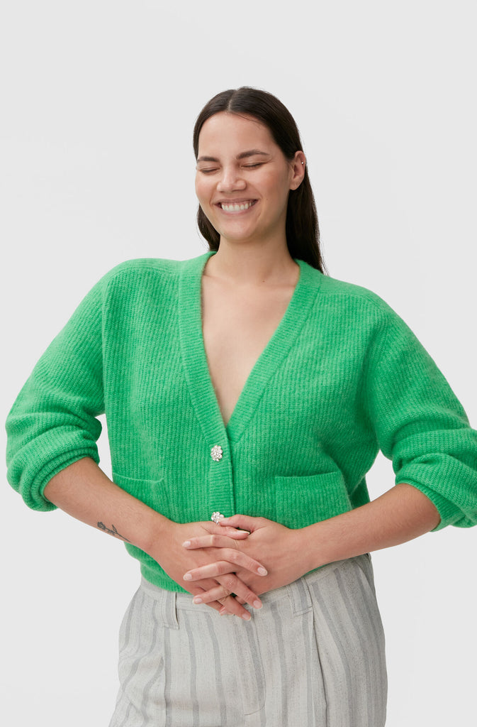 Kelly green cardigan best sale