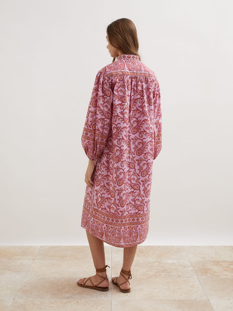 Kiki Nazar Smock Midi Dress