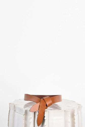 Lecce Leather Belt Natural